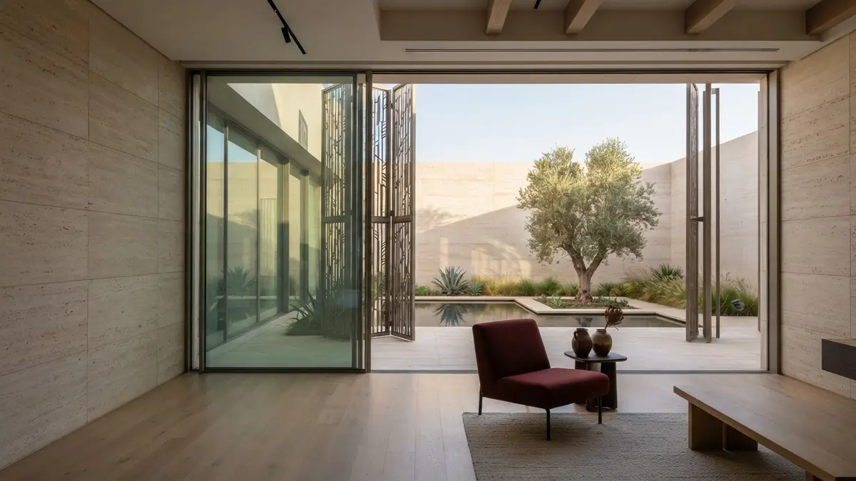 مخطط معماري لفيلا سكنية مطورة في الرياض توضح كفاءة توزيع المساحات والخصوصية